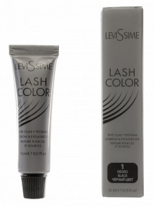  LeviSsime  Краска для бровей и ресниц Lash Color Black, 15 мл