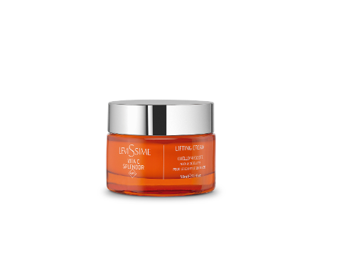 Levissime Vita C Splendor+GPS Litting Cream Лифтинг крем для шеи и декольте с витамином С и GPS 50 м 