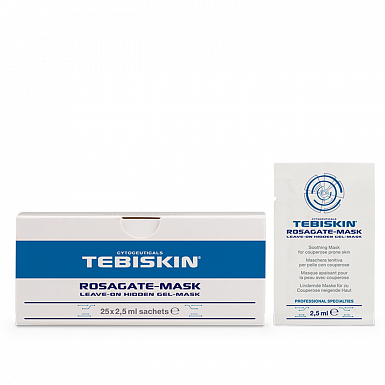 TEBISKIN ROSAGATE MASK Интенсивная маска розагейт для кожи склонной к куперозу и покраснений  2,5 мл*25 саше 