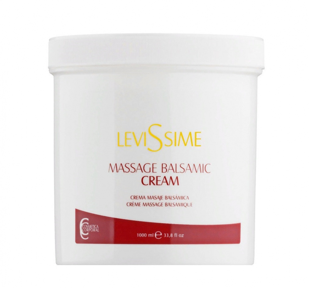 LeviSsime Массажный крем для тела Massage balsamic cream  1000 мл 