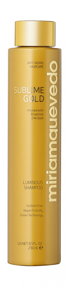 MiriamQuevedo Sublime Gold Luminous Shampoo Золотой шампунь для сияния волос , 250 мл 