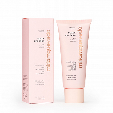 MiriamQuevedo Black Baccara Cellular Breathing Hair Mask Отшелушивающая маска, 200 мл 