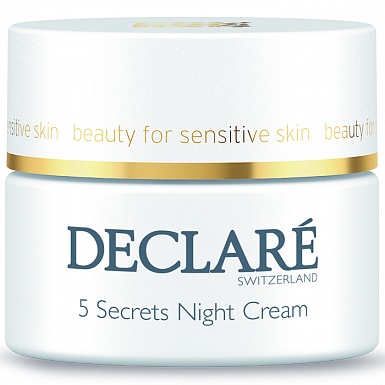 Declare Ночной восстанавливающий крем "5 секретов" 5 Secrets Night Cream 50 мл 