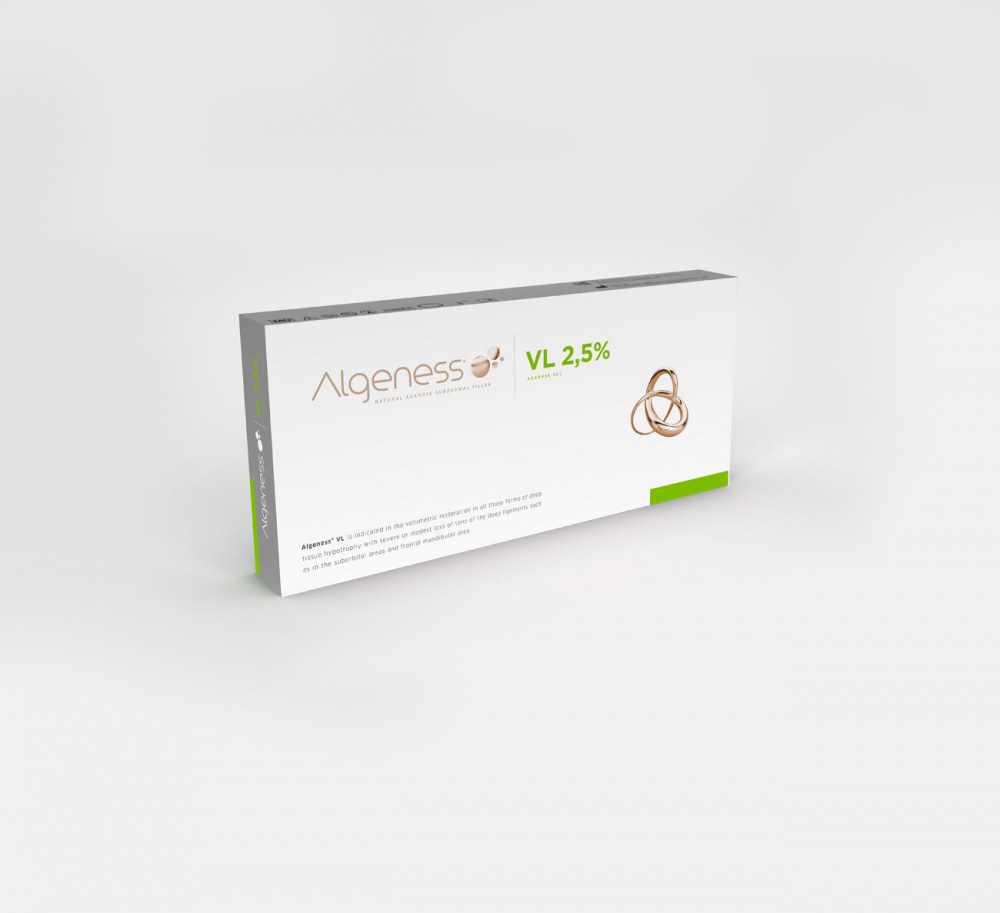 ALGENESS® VL 2,5% Коррекция выраженных морщин Альгенес VL на основе агарозы 