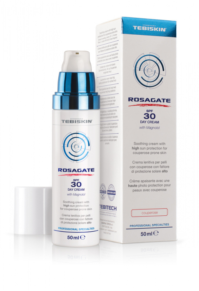TEBISKIN Успокаивающий легкий крем Розагейт SPF 30 ROSAGATE day cream 50 мл 