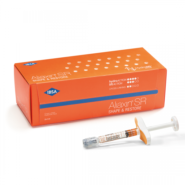 Aliaxin SR 2*1 мл (виски, слёзная борозда, подскуловая область, шея)