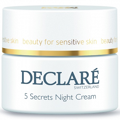 Declare Ночной восстанавливающий крем "5 секретов" 5 Secrets Night Cream 50 мл