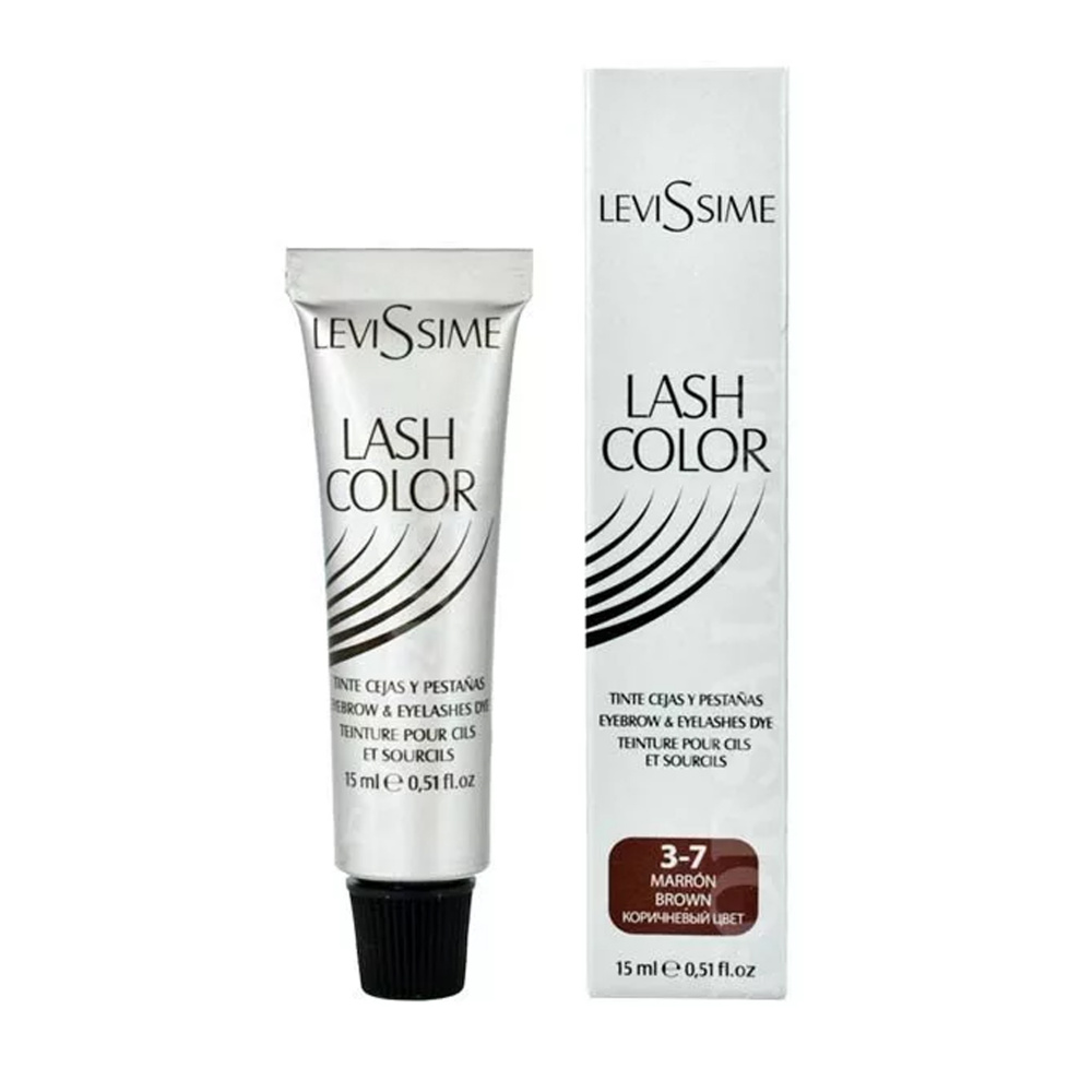 Levissime Краска для бровей и ресниц Коричневая Lash Color 15 мл Коричневая 