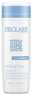 Declare Матирующий, сужающий поры (астрингентный) тоник Matifying&Astringent Toner 200 мл