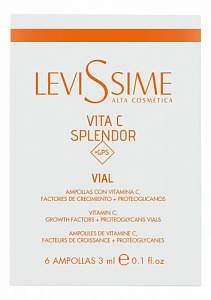 Levissime Комплекс с витамином С и протеогликанами VITA C VIALS + GPS 6*3 мл 