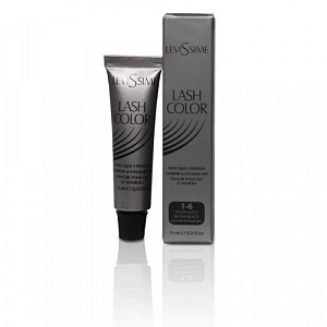  Levissime Краска для бровей и ресниц Иссине-черная Lash Color 15 мл.  