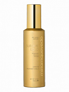 MiriamQuevedo Sublime Gold Leave-IN Treatment Shield. Восстанавливающая несмываемая сыворотка для волос,150 мл