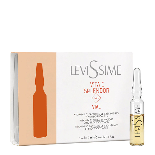 Levissime Комплекс с витамином С и протеогликанами VITA C VIALS + GPS 6*3 мл