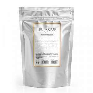 Levissime Альгинатная крио-маска с ментолом и спирулиной Gold Algae Mask 350 гр. 