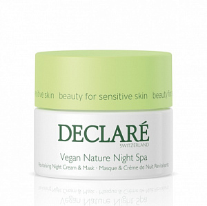 Declare Vegan nature day spa Восстанавливающая ночная крем-маска "Веган-спа" 50 мл 