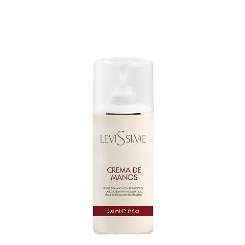 Levissime Нands cream with resveratrol Крем для рук с ресвератролом 500 мл
