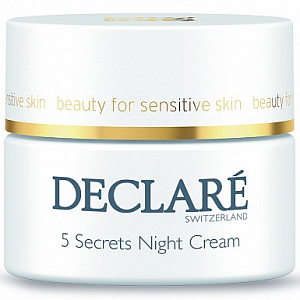 Declare Ночной восстанавливающий крем "5 секретов" 5 Secrets Night Cream 50 мл 